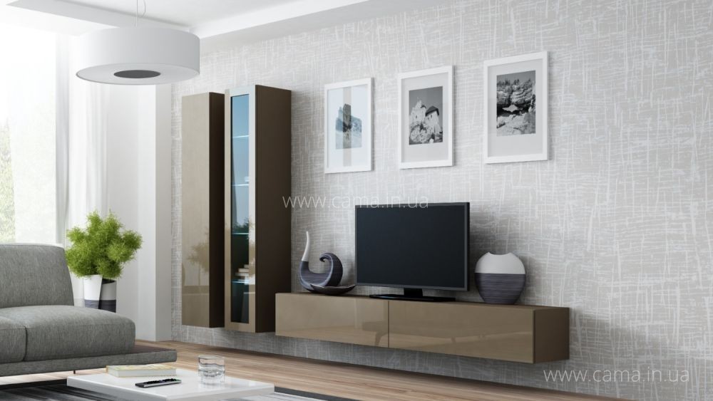 Гостиная Vigo 3 лате/лате глянец Гостиная Vigo 3 лате/лате глянец