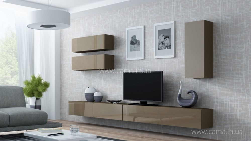 Гостиная Vigo 13 лате/лате глянец Гостиная Vigo 13 лате/лате глянец