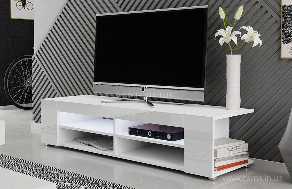 Тумба ТВ Texas белый глянец Тумба ТВ Texas белый глянец