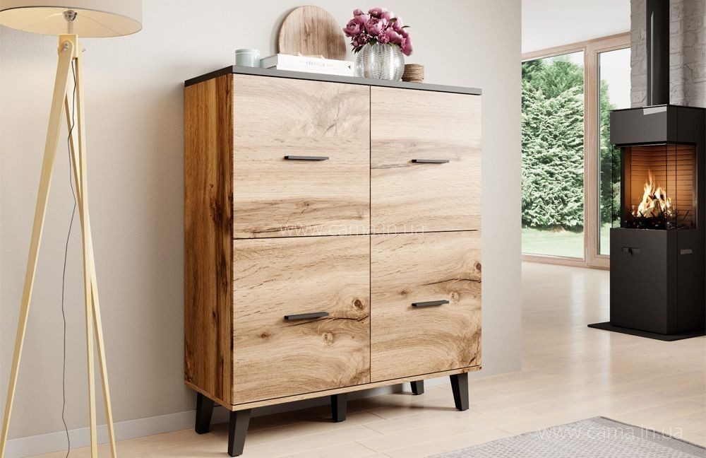 Комод LOTTA Дуб Вотан 4D - 110 Комод LOTTA Дуб Вотан 4D - 110