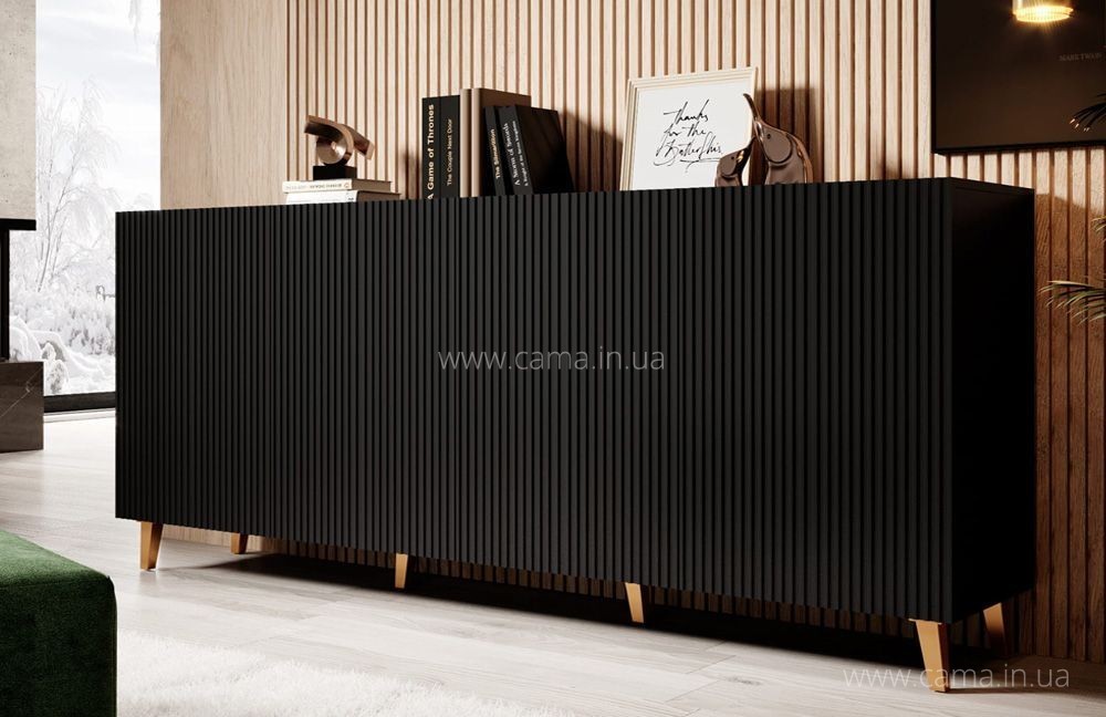 Комод PAFOS Черный - 200 Комод PAFOS Черный - 200