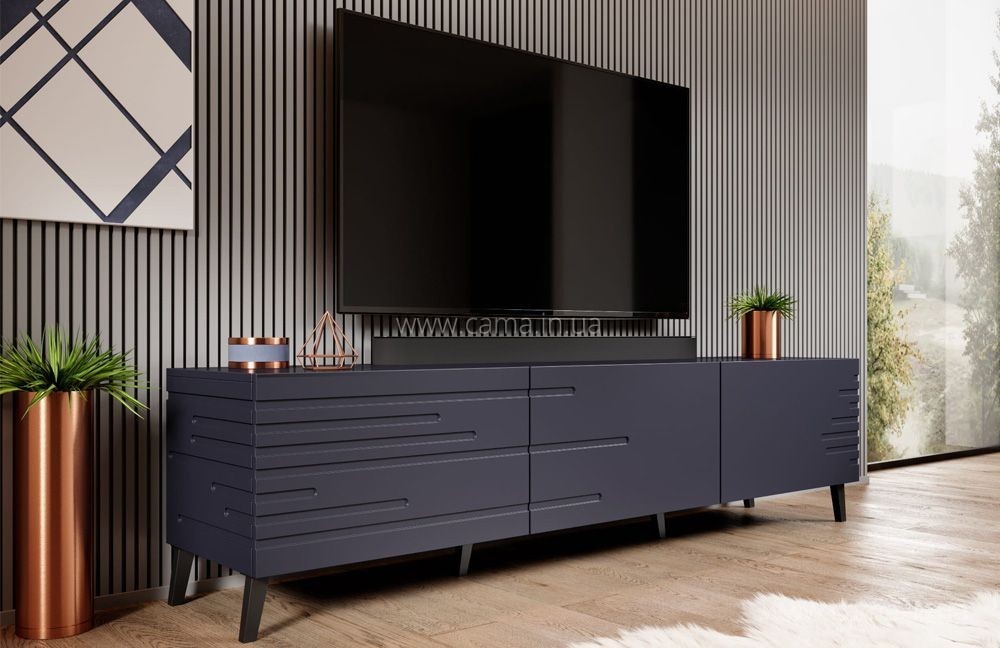 Тумба ТВ NOVA 186 - Темно-синий Тумба ТВ NOVA 186 - Темно-синий