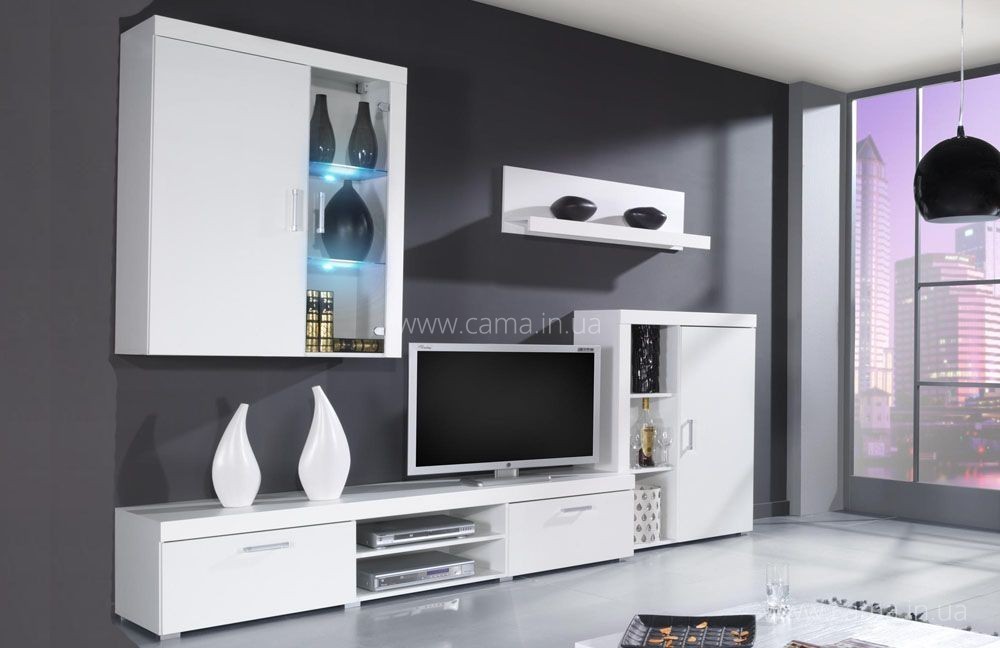 Гостиная Samba A белый глянец Гостиная Samba A белый глянец