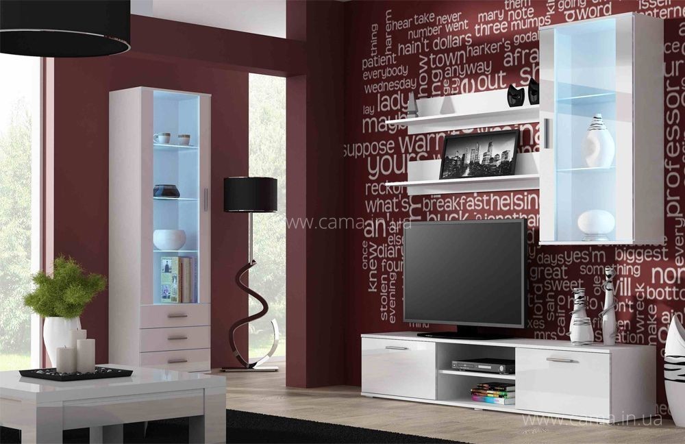 Гостиная Soho 6 белый/белый глянец Гостиная Soho 6 белый/белый глянец