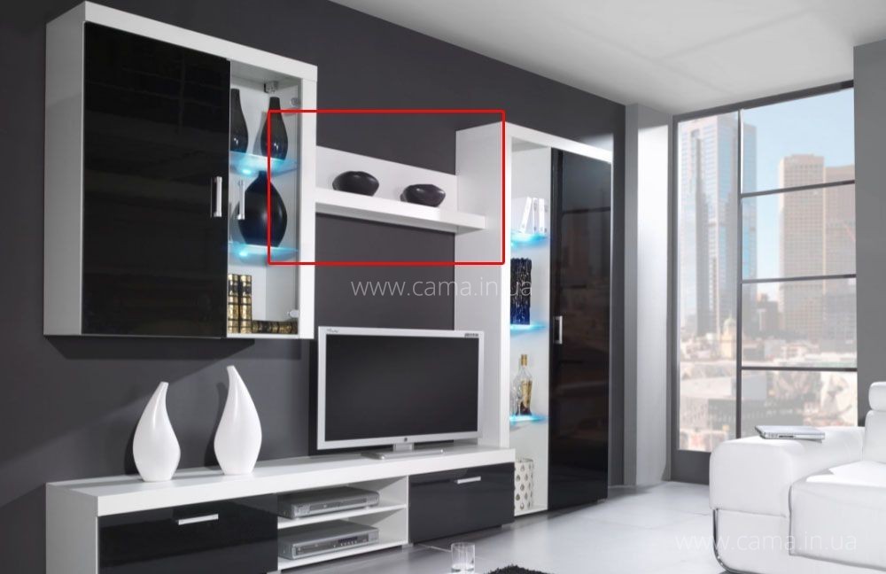 Полка навесная Samba белая Полка навесная Samba белая