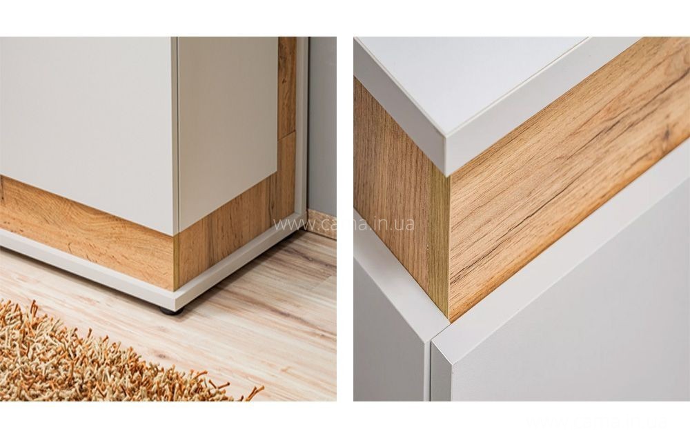 Витрина низкая BERLIN Артизан/Жемчужно-серый Витрина низкая BERLIN Артизан/Жемчужно-серый