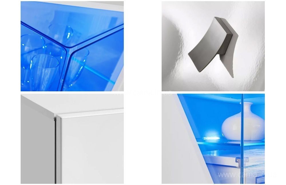 Комод EDGE Белый/Белый глянец Комод EDGE Белый/Белый глянец