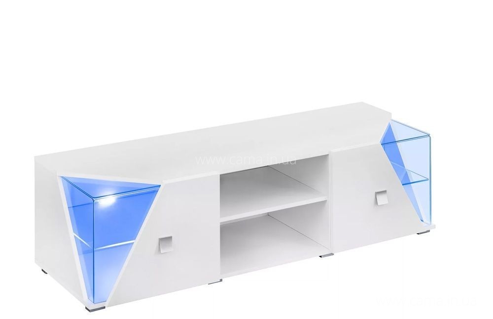 Тумба ТВ EDGE Белый/Белый глянец Тумба ТВ EDGE Белый/Белый глянец