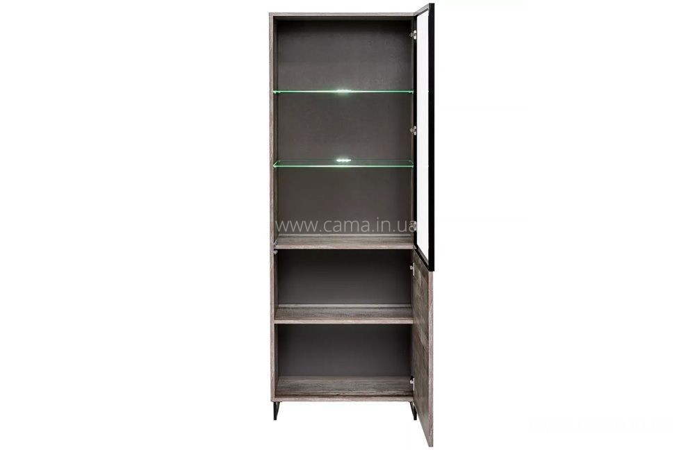 Витрина высокая PLANK Дерево Каньон Витрина высокая PLANK Дерево Каньон