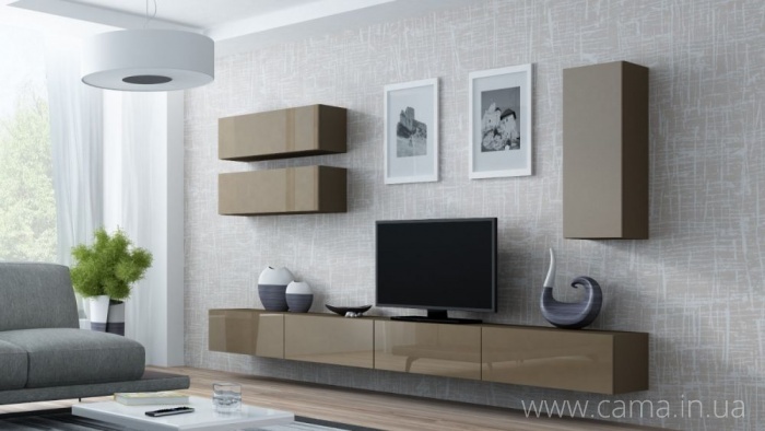 Гостиная Vigo 13 лате/лате глянец Гостиная Vigo 13 лате/лате глянец