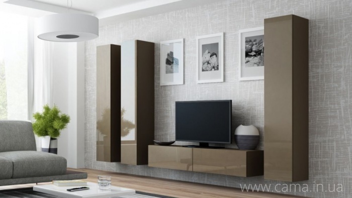 Гостиная Vigo 14 лате/лате глянец Гостиная Vigo 14 лате/лате глянец