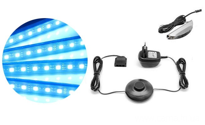 Подсветка 2Led голубой цвет Подсветка 2Led голубой цвет
