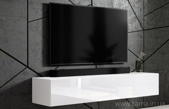 Тумба ТВ Vigo белый глянец 180