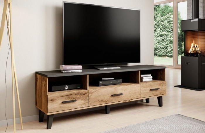 Тумба ТВ LOTTA Дуб Вотан 3S3K - 180 Тумба ТВ LOTTA Дуб Вотан 3S3K - 180