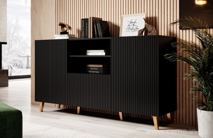 Комод PAFOS Черный  -150