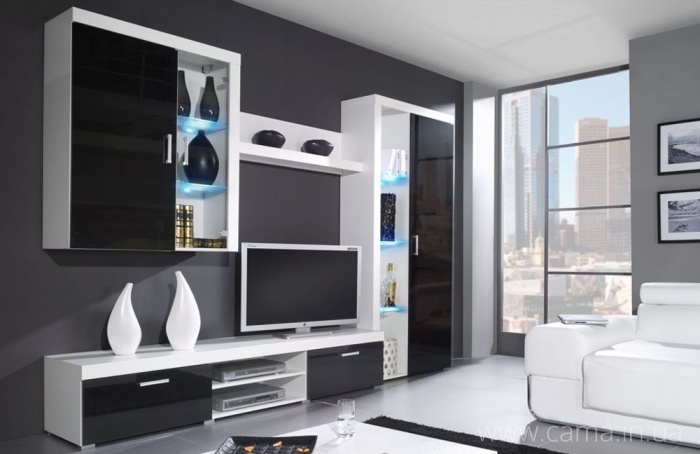 Гостиная Samba B черный глянец Гостиная Samba B черный глянец