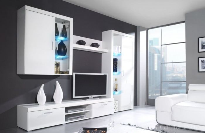 Гостиная Samba B белый глянец Гостиная Samba B белый глянец