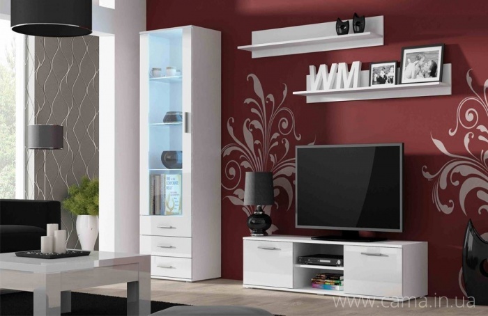 Гостиная Soho 7 белый/белый глянец Гостиная Soho 7 белый/белый глянец