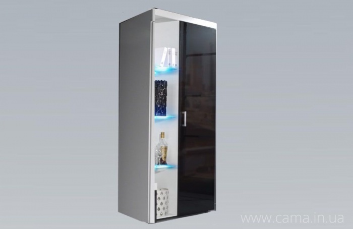 Витрина высокая Samba черный глянец Витрина высокая Samba черный глянец