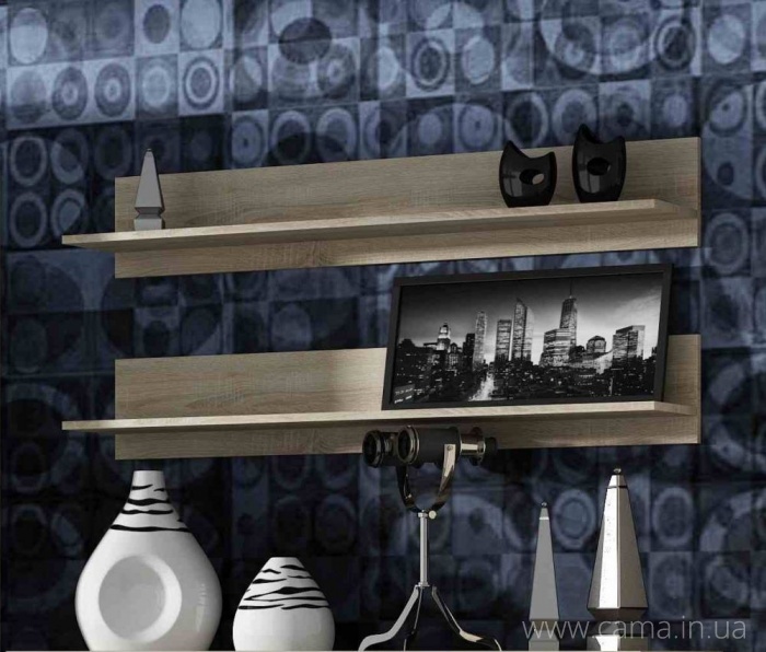 Полки навесные Soho дуб сонома (2 шт.) Полки навесные Soho дуб сонома (2 шт.)