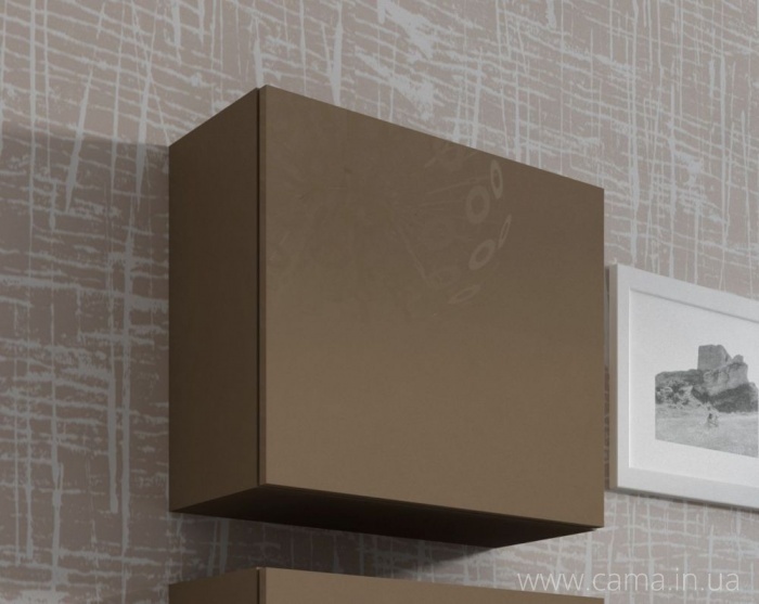 Пенал квадратный Vigo латте/латте глянец Пенал квадратный Vigo латте/латте глянец